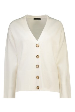 Neutral Clean Cream Cardigan
