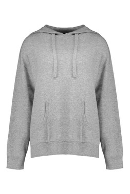 Grey Premium Cashmere Hoody