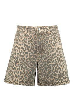Brown Leopard Short