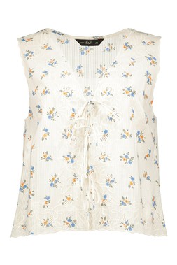 Ditsy Floral Bow Front Blouse