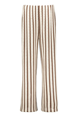 Brown Mischa Sun Stripe Co Ord Trouser