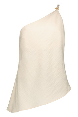 Zoe One Shoulder Bead Detail Top