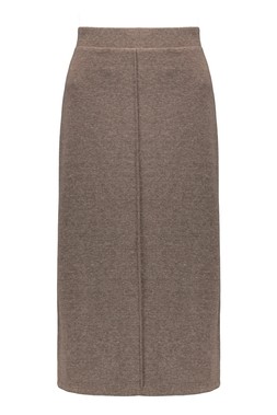 Mocha Jersey Skirt