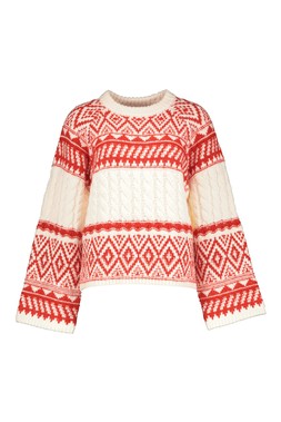 Red Fairisle Jumper