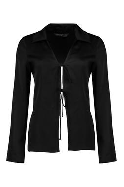 Tie Black Blouse Essentials