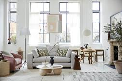 Quiet Luxury - Ted Baker Brompton Three-Seater Sofa in Cream Kensington Boucle