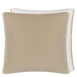 VARESE LINEN & CHALK VELVET CUSHION CCDG1545