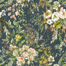 Margaretta Velours in noir (fabric) FDG3169/01