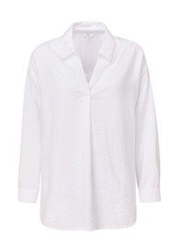 Long Sleeve Popover Blouse White £38