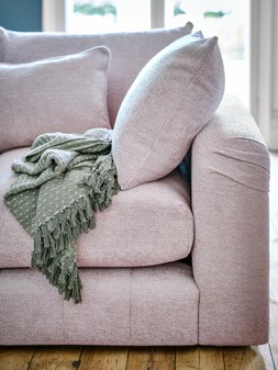 The Stories Home - The Westwood 2 Seater in Soft Boucle Blush All Over, No Trim, £1799.
