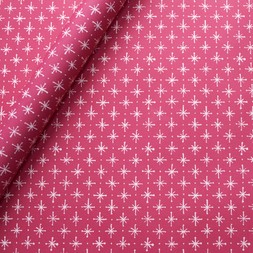 Patterned Paper Large Stars Magenta £3