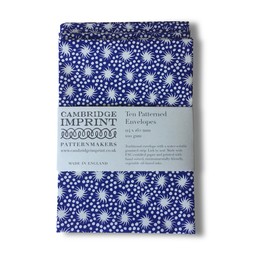 Packet of Ten Patterned Envelopes in Animalcules Twilight