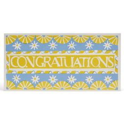 Congratulations Pattern Card