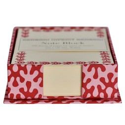 Note Holder in Kelp Raspberry Ripple