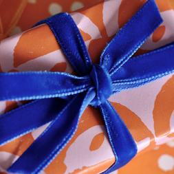 Velvet Ribbon Royal Blue