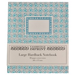 Large Hardback Notebook Sea Urchin Aquamarine