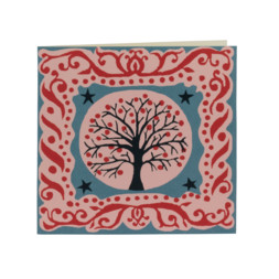 Tree and Stars Card
