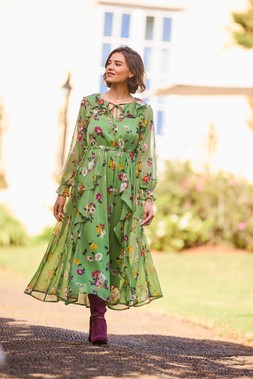 Daydreamer Printed Georgette Dress £70