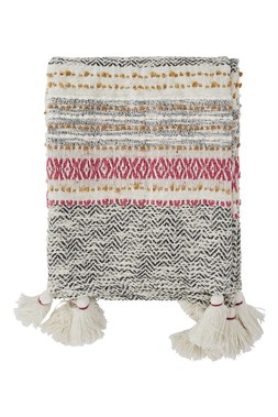 Homesense - Striped Textured Throw 2 - £19.99