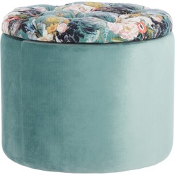 Multicoloured round stool 49.99