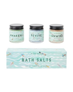 Awaken, Revive & Unwind Bath Salts Trio