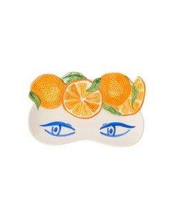 Citrus Eyes Ceramic Glasses Tray