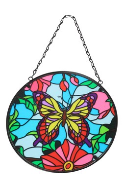 B&M GARDEN SS26 // SOLAR HOT AIR BALLOONS // STAINED GLASS HANGING DECORATION // £4 //