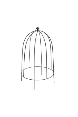OUTDOOR PLANT SUPPORT ZINC H50CM W26CM