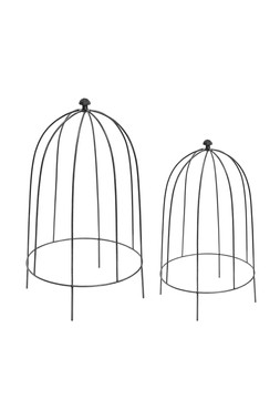 OUTDOOR PLANT SUPPORT ZINC H50CM W26CM