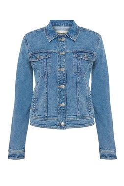 Mid Wash Denim Jacket