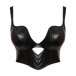 Hell For Pleather Black Bra GBP 48 AUD 114.95 CAD 99 EUR 72