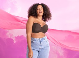 Luxe Cocoa Strapless Bra