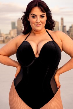 Icon Plunge Strapless Padded Body Black &pound;78 &euro;106 $156 CAD$196 AUD$196