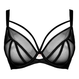 PLUNGE BRA BLACK &pound;44