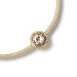 VIXII, INFINITY CIRCLE - BEIGE, TAUPE & GOLD BRACELET £219, www.vixiiworld.com