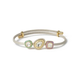 VIXII, SACRED ALIGNMENT - MINK, PASTEL & GOLD BRACELET - RRP £379, www.vixiiworld.com