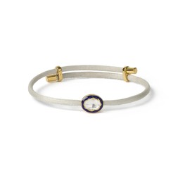 ETERNAL LINES - MINK, MIDNIGHT BLUE & GOLD BRACELET- RRP £179(1) www.vixiiworld.com