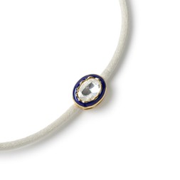 ETERNAL LINES - MINK, MIDNIGHT BLUE & GOLD BRACELET- RRP £179 www.vixiiworld.com