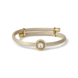 INFINITY CIRCLE - BEIGE, TAUPE & GOLD BRACELET £219(2) www.vixiiworld.com