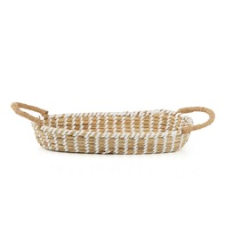 Coastal Retreat Oval Serving Basket