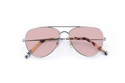 Lennox Chrome Silver Lenses Blush £85