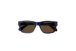 Maclean in Stone Blue with custom Brown lenses