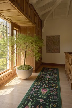 Iris Apfel Protea Forest Green Rug