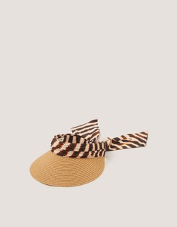 Erin Animal Print Sun Visor