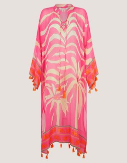 Paloma Palm Print Midi Kaftan