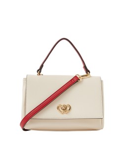 Double Heart Crossbody Handbag
