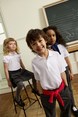 M&S 7PK PURE COTTON T-SHIRTS (2-8 YRS) £28, M&S CALI SURF PRINT SWIM SHORTS (2-8 YRS) £10. M&S RIPTAPE SANDALS (4-7 YRS) FROM £16