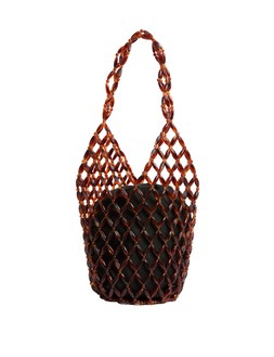 M&S AMBER BEADED BAG £35