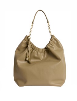 M&S Olive Ruched Shoulder Bag £45